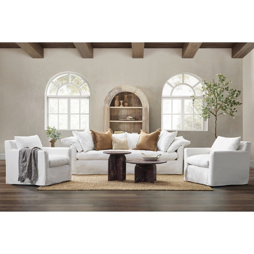 wood arched bookcase white wash open shelves