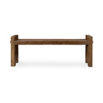 bench reclaimed wood chunky natural finish