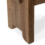 bench reclaimed wood chunky natural finish