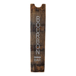 Bourbon Bar Wine Barrel Decor Sign