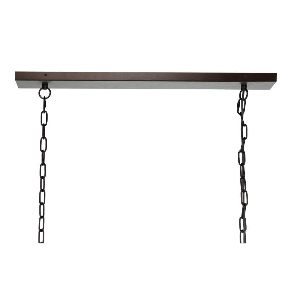 chandelier six bulb oil rubbed bronze 