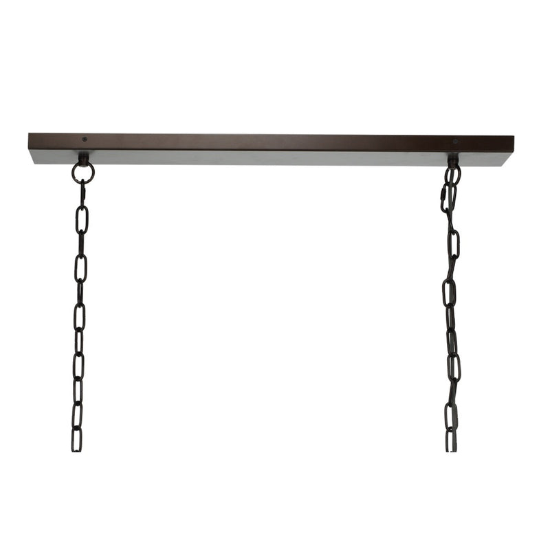chandelier six bulb oil rubbed bronze 