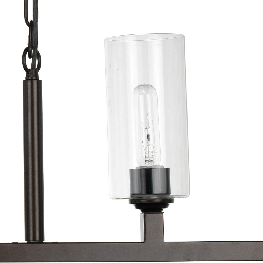 chandelier six bulb oil rubbed bronze 