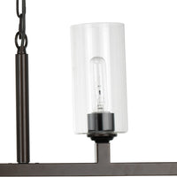 chandelier six bulb oil rubbed bronze 