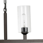 chandelier six bulb oil rubbed bronze 