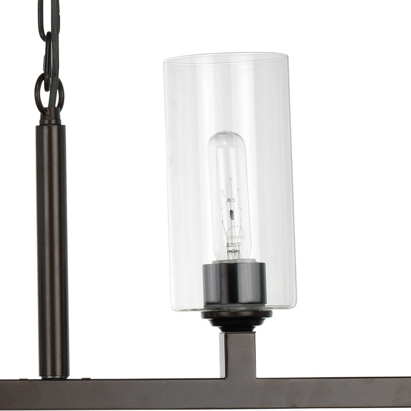 chandelier six bulb oil rubbed bronze 