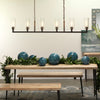 chandelier six bulb oil rubbed bronze 