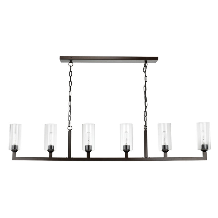 chandelier six bulb oil rubbed bronze 