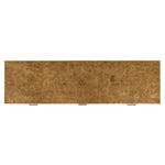 cabinet hardwood solids two drawer metal base brass