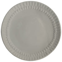 stone melamine salad plate dotted edge 