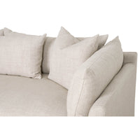 sofa slipcover cream natural left facing pillows chaise