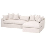 sofa slipcover cream natural right facing pillows chaise