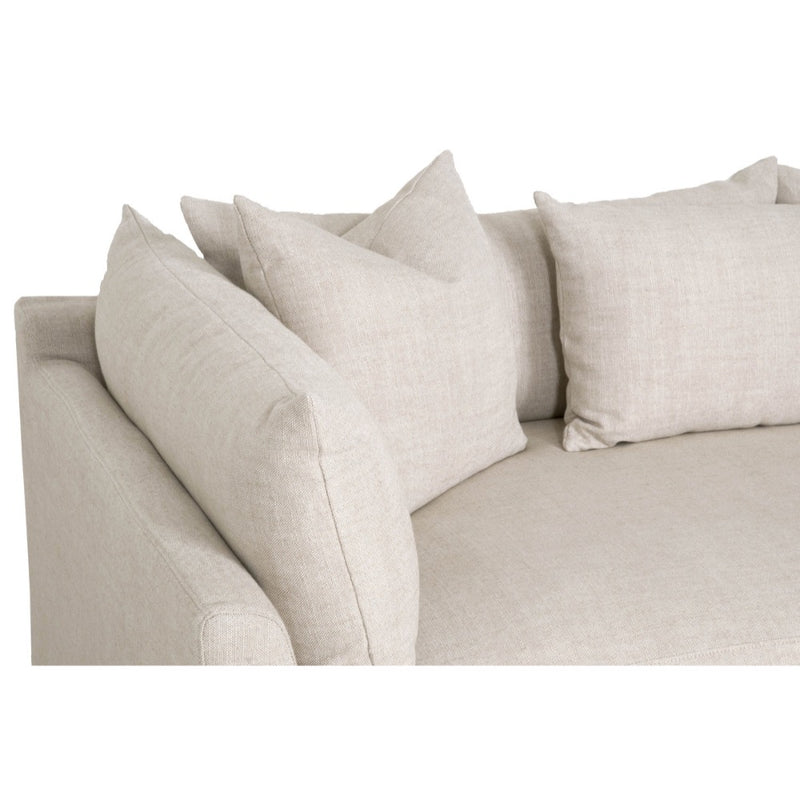 sofa slipcover cream natural right facing pillows chaise