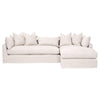 sofa slipcover cream natural right facing pillows chaise