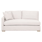 stone fabric modular sofa natural oak gray
