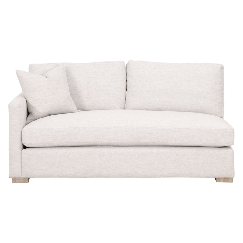 stone fabric modular sofa natural oak gray