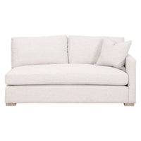 stone fabric modular sofa natural oak gray
