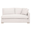 stone fabric modular sofa natural oak gray