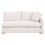 stone fabric modular sofa natural oak gray
