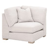 stone fabric modular sofa natural oak gray