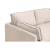 outdoor slipcover sofa natural fabric bench seat three cushion
