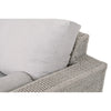 outdoor sofa woven rope taupe white