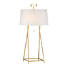 white table lamp antique gold iron base