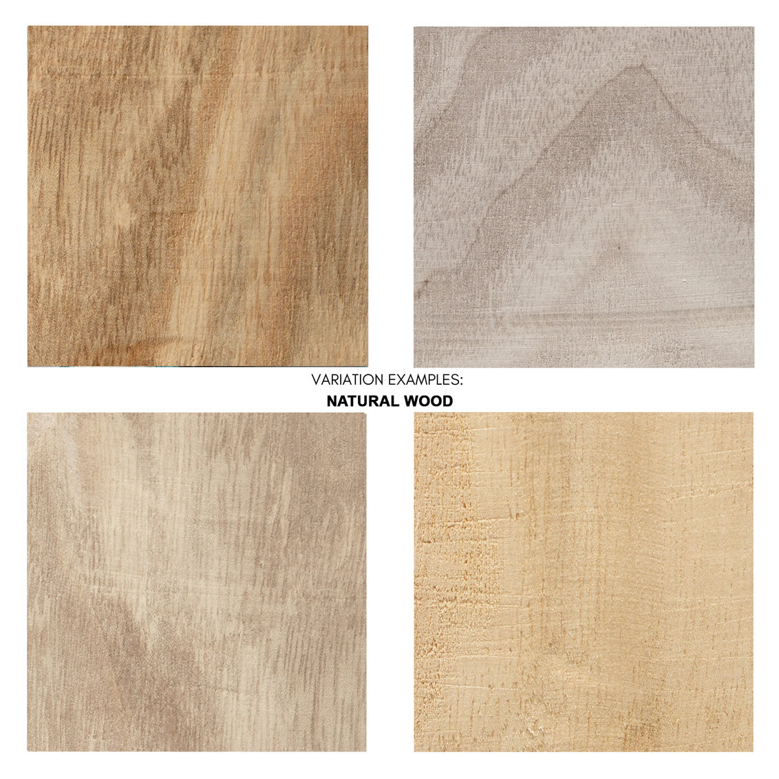 Four Laurel Small Paulownia Wood Bowls by Jamie Young, showcasing organic beauty in varying wood texture shades.