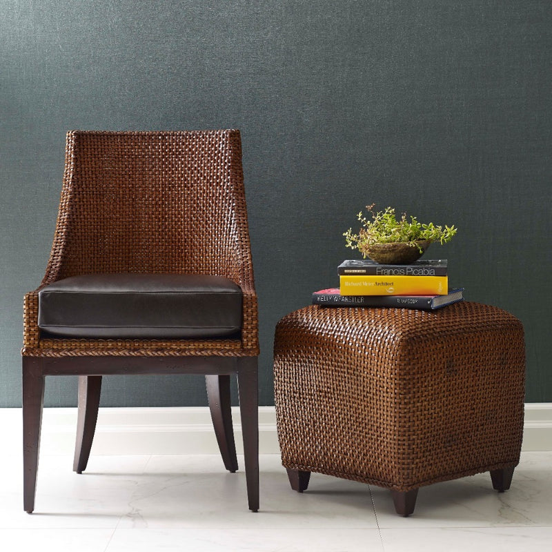 woven leather chair birch solids natural leather upholstered