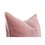 velvet blush down filled square throw pillow set