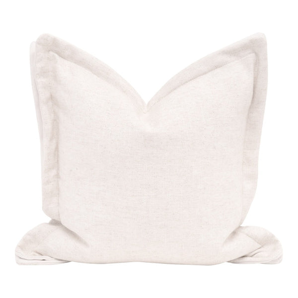textured cream linen fabric throw pillow neutral set 