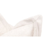 textured cream linen fabric throw pillow neutral set 