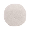 sphere cream round throw pillow down filled 