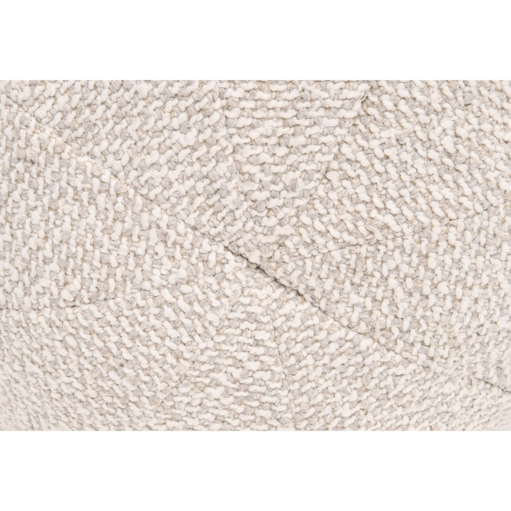 sphere cream round throw pillow down filled 