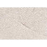 sphere cream round throw pillow down filled 