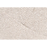 sphere cream round throw pillow down filled 
