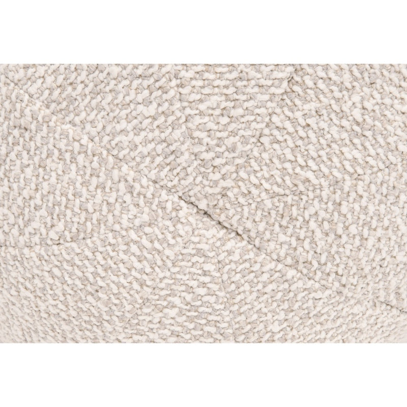 sphere cream round throw pillow down filled 