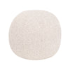 sphere cream round throw pillow down filled 