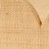 rattan tray scalloped top rectangle organic 