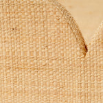 rattan tray scalloped top rectangle organic 