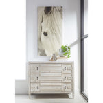 cabinet three drawer white wash pine