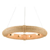 round rope wrapped suspension chandelier