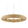 round rope wrapped suspension chandelier