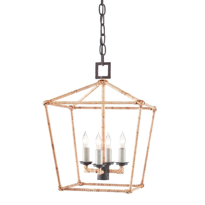 rattan wrapped iron hanging lantern light fixturerattan wrapped iron hanging lantern light fixture