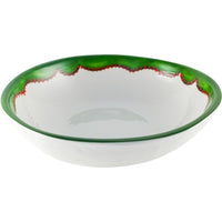 green rim berry melamine bowls set of 4