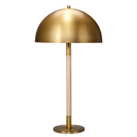 antique brass table lamp arched shade burnished gold contemporary