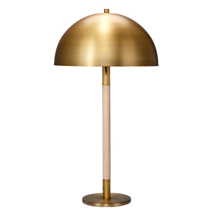 antique brass table lamp arched shade burnished gold contemporary