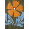Hand Painted Recycled Wood Floral Wall Art 