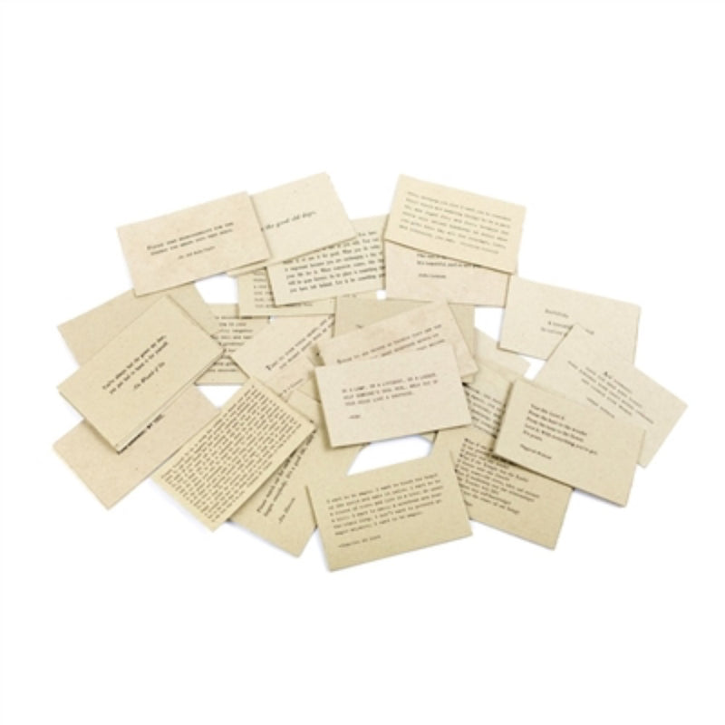 gathered truths cards quotes handmade paper