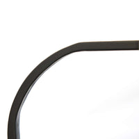 blackened aluminum firewood basket handle